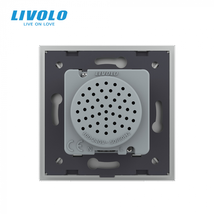Difuzor Bluetooth, 2 module Livolo cu panou din sticla [4]