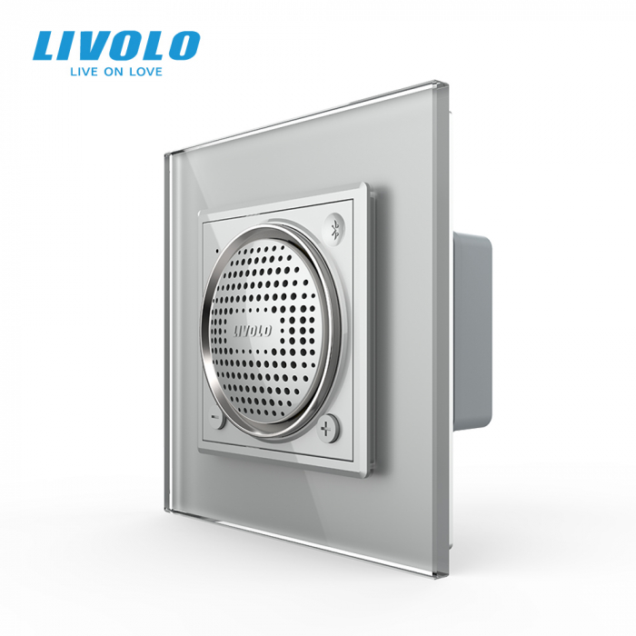 Difuzor Bluetooth, 2 module Livolo cu panou din sticla [1]