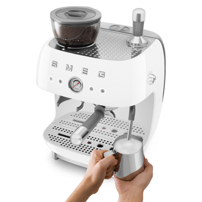 Espressor manual Smeg EGF03, dublu termoblock,1650w, 20 bar cu rasnita [5]