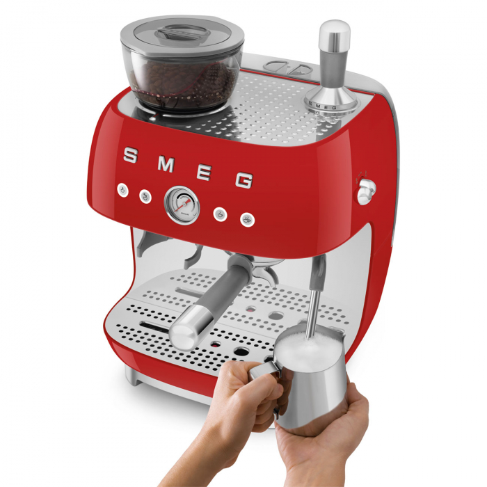 Espressor manual Smeg EGF03, dublu termoblock,1650w, 20 bar cu rasnita [5]