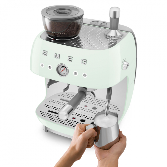 Espressor manual Smeg EGF03, dublu termoblock,1650w, 20 bar cu rasnita [5]