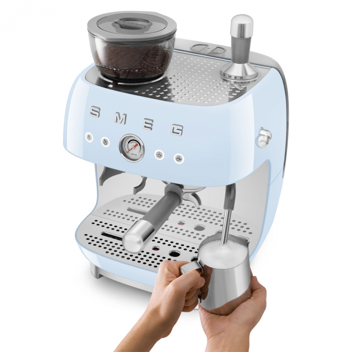 Espressor manual Smeg EGF03, dublu termoblock,1650w, 20 bar cu rasnita [5]