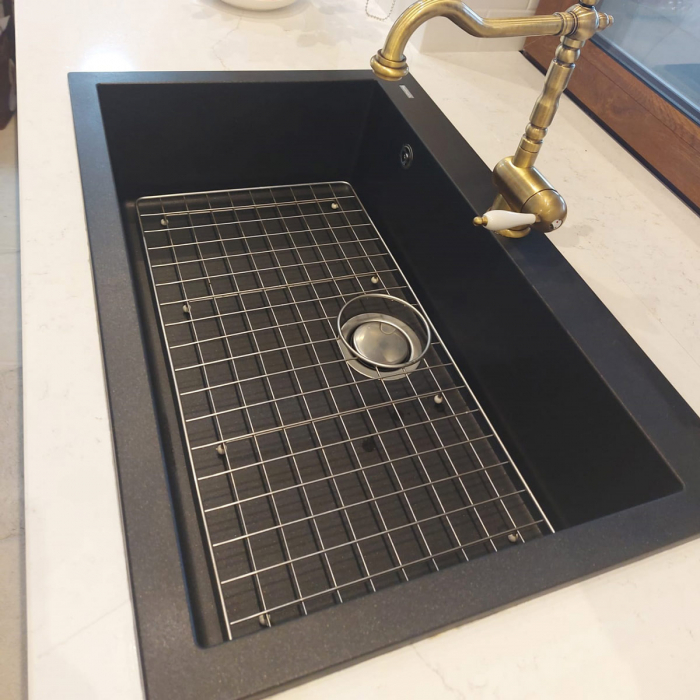 GRATAR PROTECTIE Fund Chiuveta granit / compozit / inox compatibil cu modelul Cube ON8410 si alte chiuvete [5]