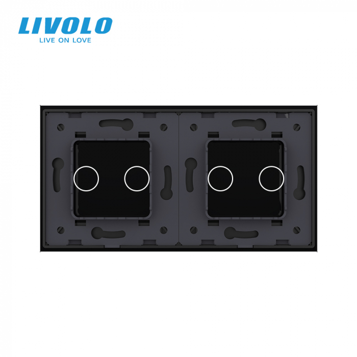 Intrerupător dublu+dublu wireless serie noua Livolo [6]
