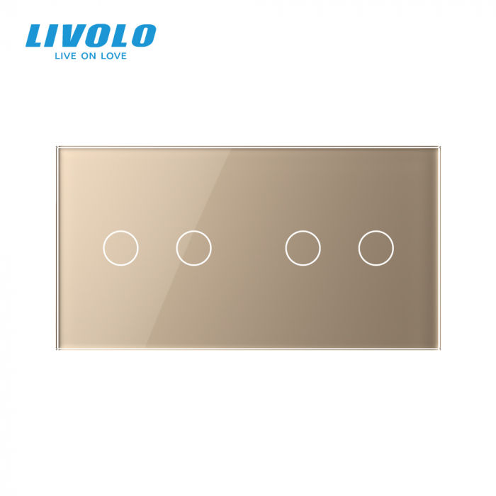 Intrerupător dublu+dublu wireless serie noua Livolo [5]