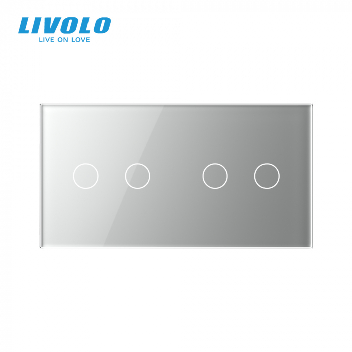 Intrerupător dublu+dublu wireless serie noua Livolo [5]