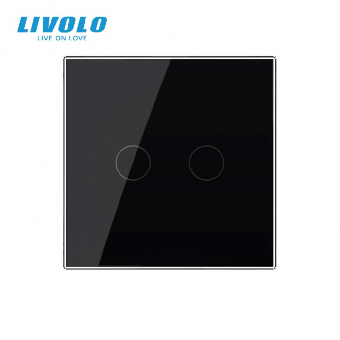 Intrerupător dublu tactil actionare draperie ZIGBEE- control din aplicatia mobila Livolo [5]