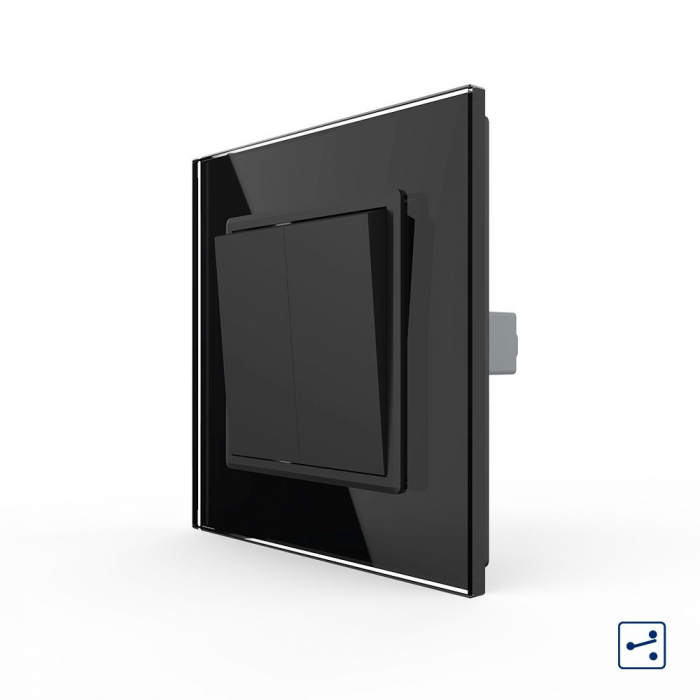 Intrerupator mecanic dublu cap scara Livolo serie noua [1]