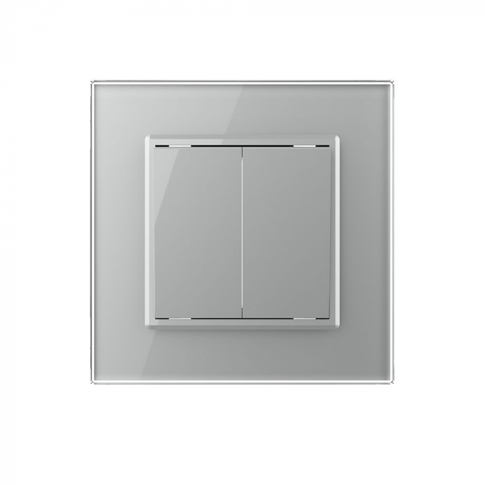 Intrerupator mecanic dublu cap scara Livolo serie noua [2]