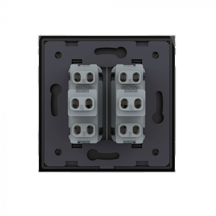 Intrerupator mecanic dublu cap scara Livolo serie noua [4]