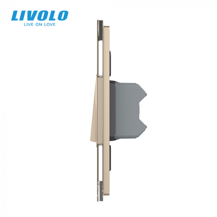Intrerupator mecanic dublu cruce 2M, Standard italian Livolo [2]
