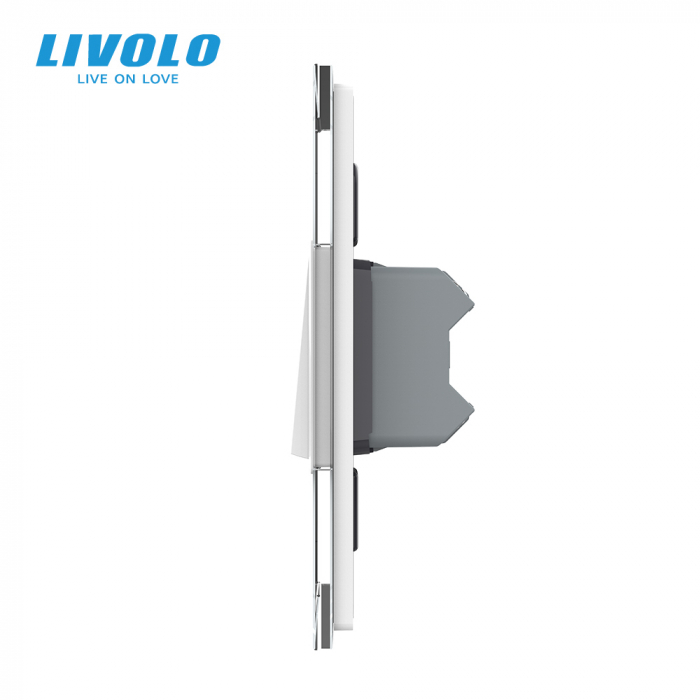 Intrerupator mecanic dublu cruce 2M, Standard italian Livolo [2]