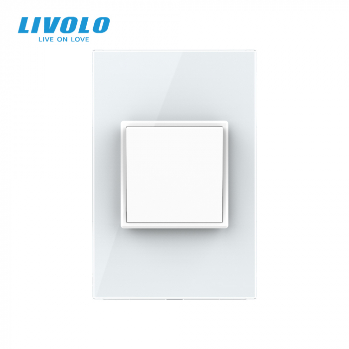 Intrerupator mecanic simplu cap scara 2M, Standard italian Livolo [3]