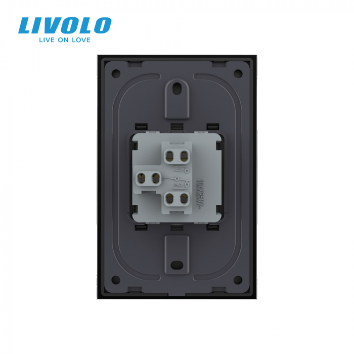 Intrerupator mecanic simplu cap scara 2M, Standard italian Livolo [4]