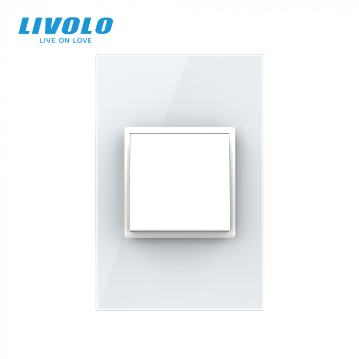 Intrerupator mecanic simplu cruce 2M, Standard italian Livolo [3]
