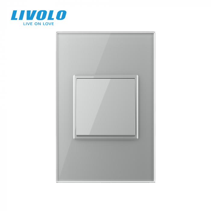 Intrerupator mecanic simplu cruce 2M, Standard italian Livolo [3]