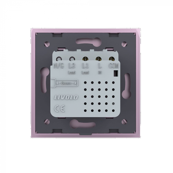 Intrerupator simplu smart cu touch,cap scara Livolo, seria noua [25]