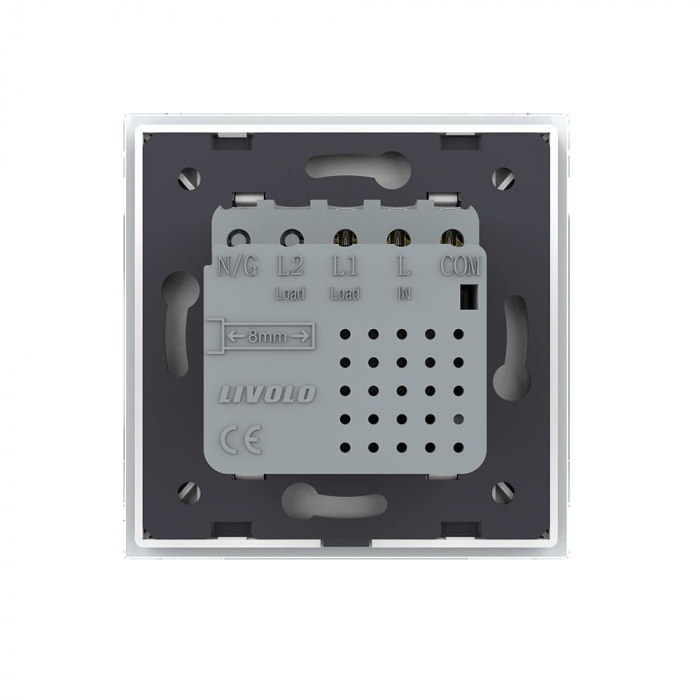 Intrerupator simplu smart cu touch,cap scara Livolo, seria noua [5]