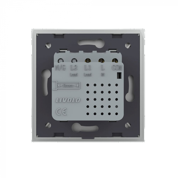 Intrerupator simplu smart cu touch,cap scara Livolo, seria noua [4]