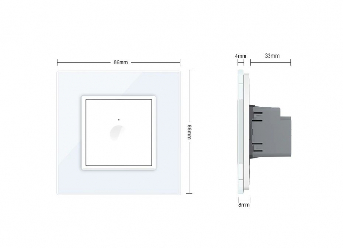 Intrerupator simplu smart Livolo protocol ZIGBEE control din aplicatia mobila [6]