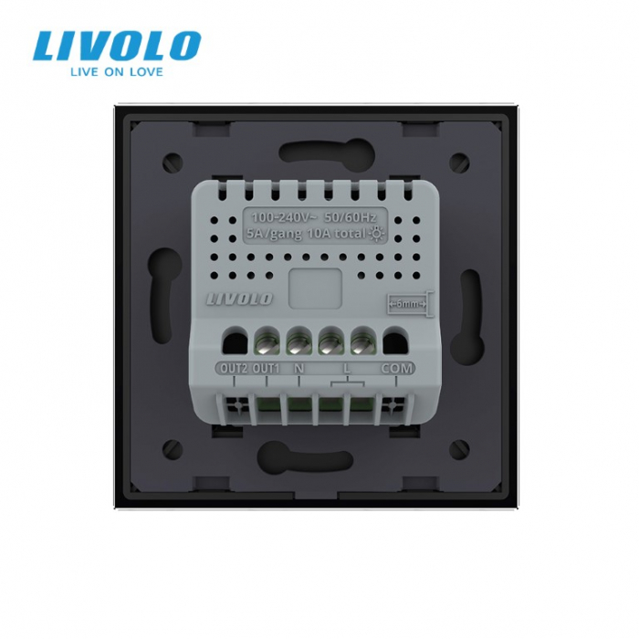Intrerupator simplu wireless cu touch Livolo serie noua [4]