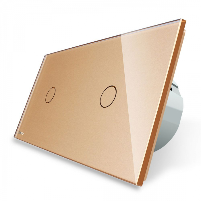Intrerupator tactil dimabil simplu+simplu Livolo VL-C701D/VL-C701D [1]