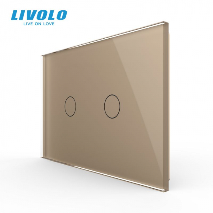 Intrerupator tactil DUBLU Livolo,standard italian -serie noua [1]