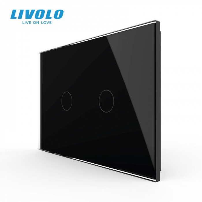 Intrerupator tactil dublu cap scara/cruce Livolo,standard italian -serie noua [1]
