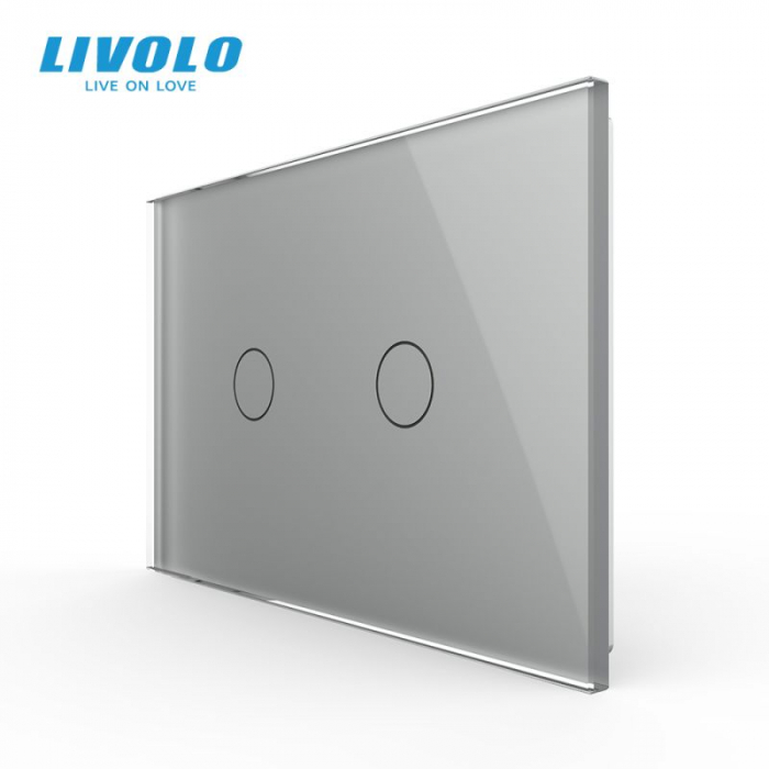 Intrerupator tactil dublu cap scara/cruce Livolo,standard italian -serie noua [1]