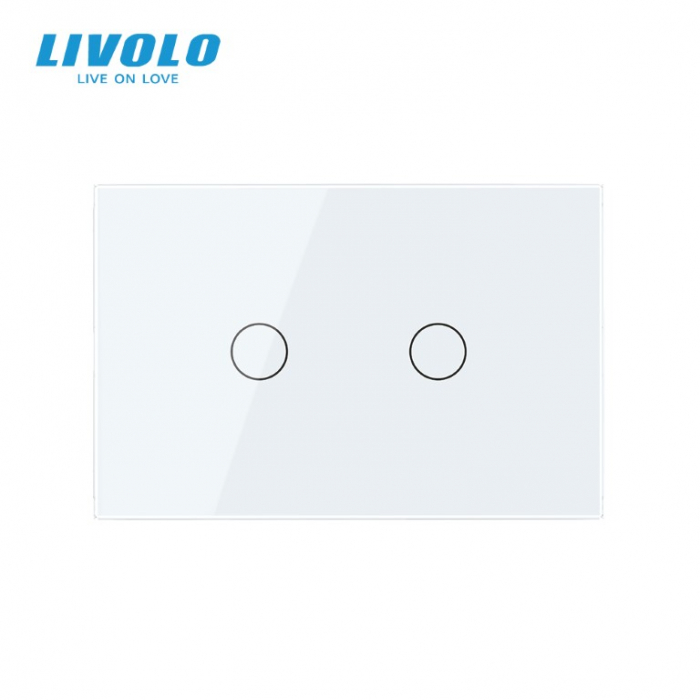 Intrerupator tactil DUBLU protocol zigbee Livolo,standard italian control din aplicatia mobila [3]