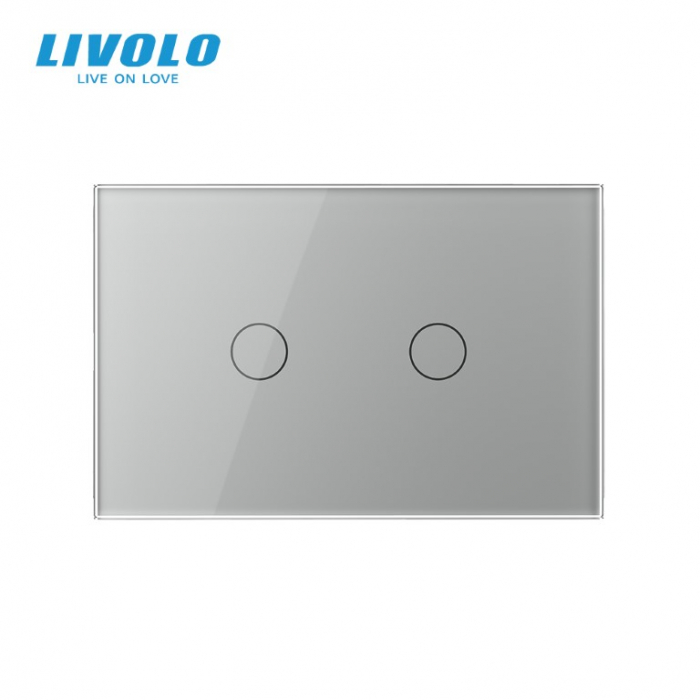 Intrerupator tactil DUBLU protocol zigbee Livolo,standard italian control din aplicatia mobila [15]