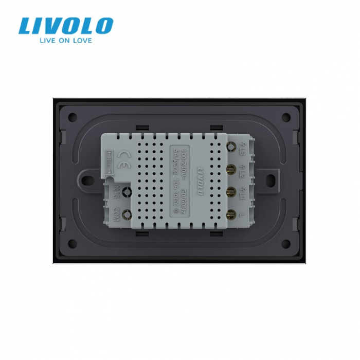 Intrerupator tactil DUBLU protocol zigbee Livolo,standard italian control din aplicatia mobila [9]