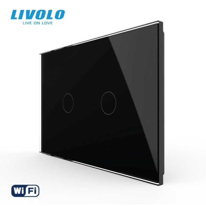 Intrerupator tactil dublu wireless Livolo,standard italian -serie noua [2]
