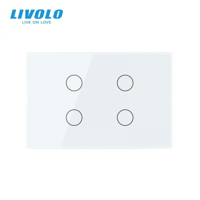 Intrerupator tactil Livolo qvadruplu standard italian serie noua [3]