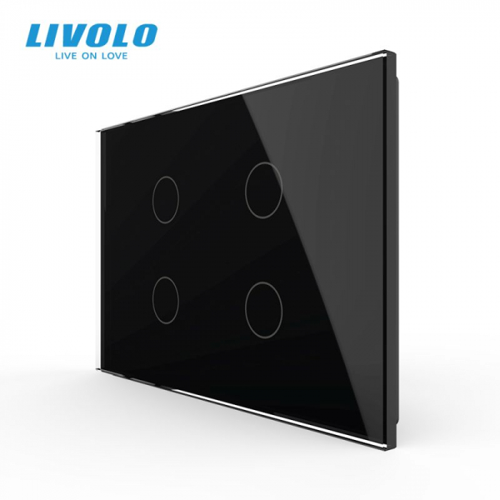 Intrerupator tactil Livolo qvadruplu standard italian serie noua [1]