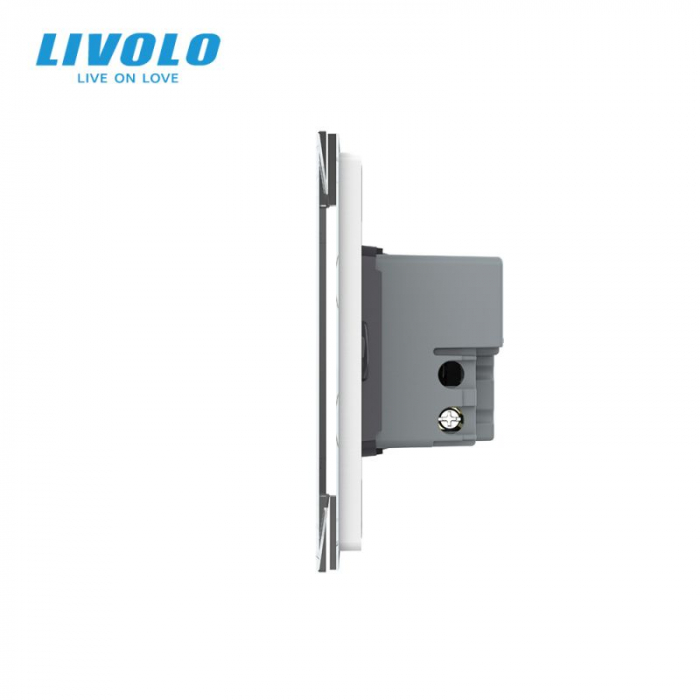 Intrerupator tactil Livolo qvadruplu cap scara/cruce standard italian serie noua [2]