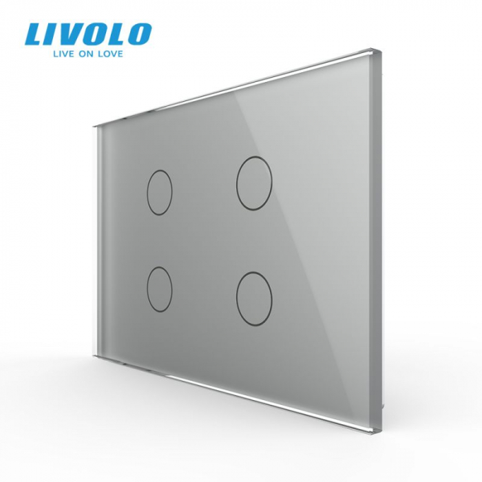Intrerupator tactil Livolo qvadruplu wireless standard italian serie noua [1]