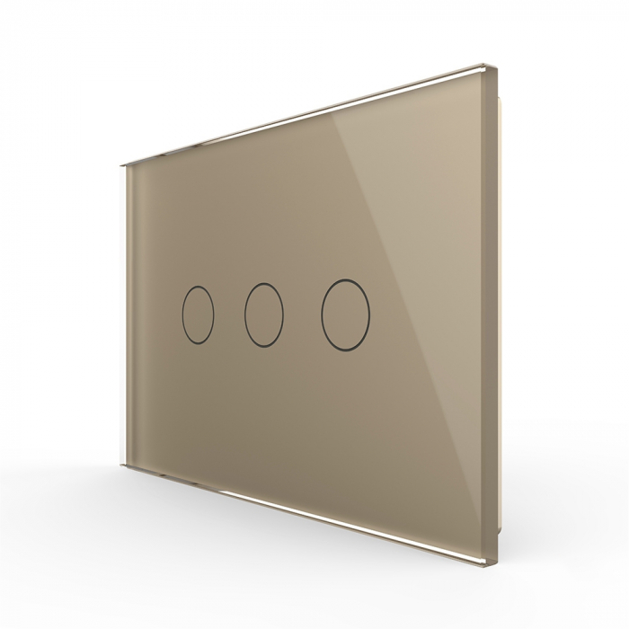Intrerupator tactil Livolo triplu standard italian serie noua [1]