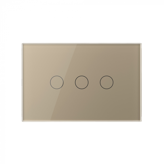 Intrerupator tactil Livolo triplu standard italian serie noua [7]