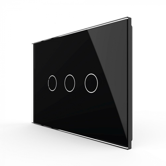 Intrerupator tactil Livolo triplu wireless standard italian serie noua [1]