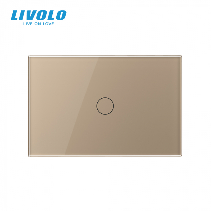 Intrerupator tactil simplu cap scara/cruce wireless Livolo,standard italian [3]