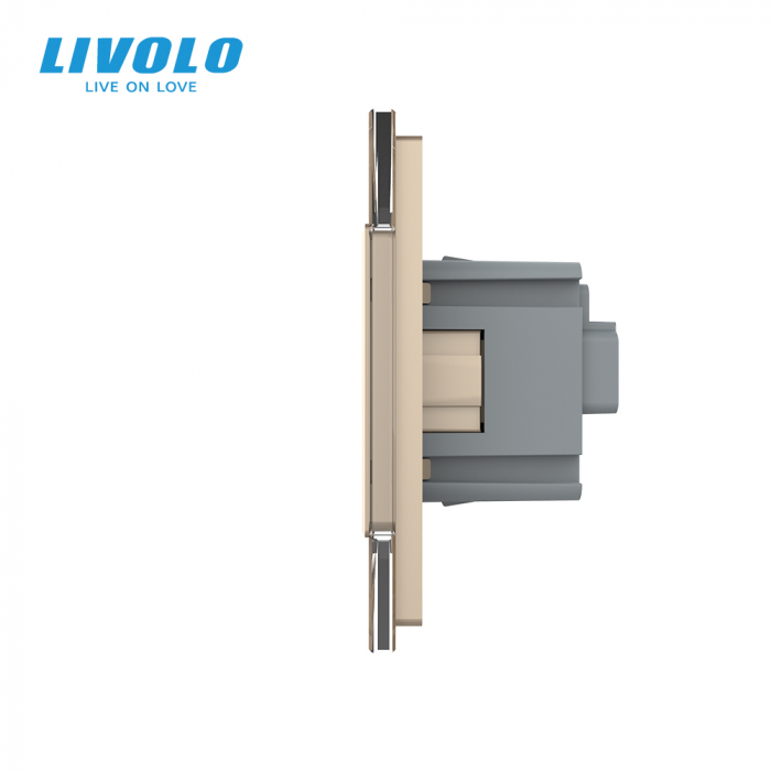 Intrerupător tactil simplu ZIGBEE si priză smart cu control vocal/aplicatia mobila Livolo [4]