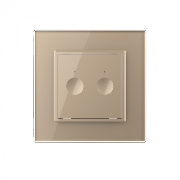 Intrerupator tactil smart dublu, cap scara protocol Zigbee Livolo -noua serie C6 [3]