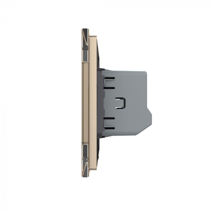 Intrerupator tactil smart dublu, cap scara protocol Zigbee Livolo -noua serie C6 [2]
