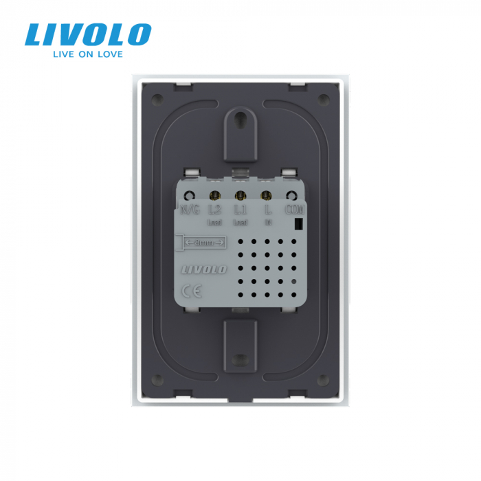 Intrerupator tactil smart dublu protocol Zigbee Livolo -noua serie -standard italian [3]