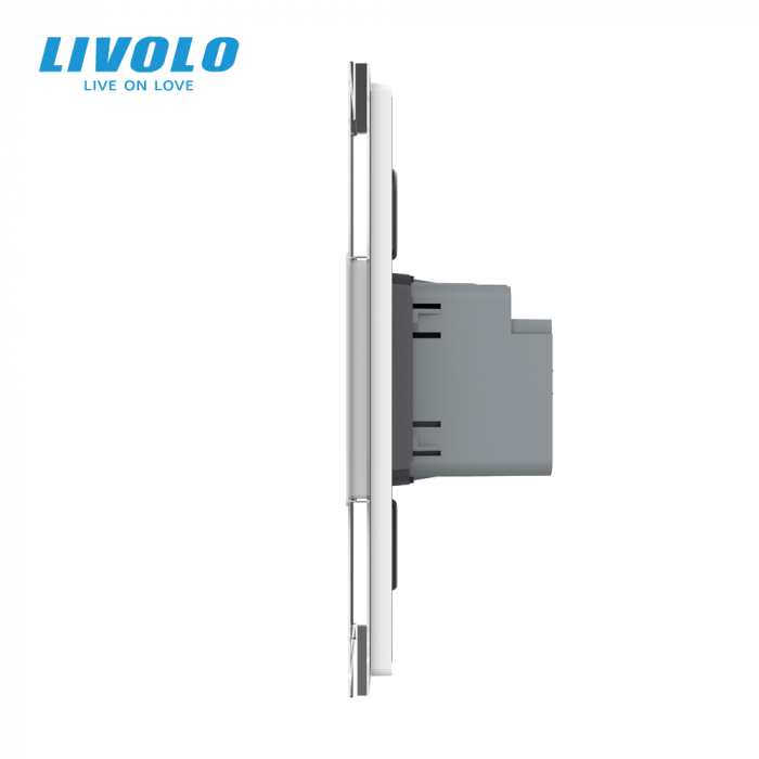 Intrerupator tactil smart dublu protocol Zigbee Livolo -noua serie -standard italian [2]