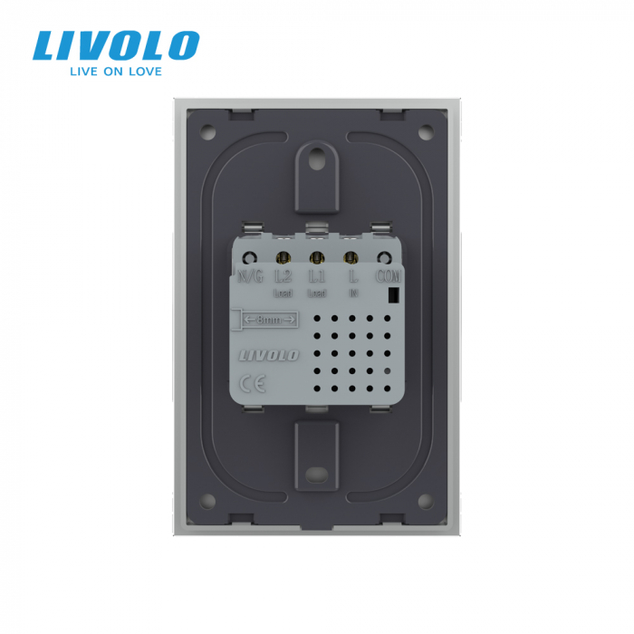 Intrerupator tactil smart dublu protocol Zigbee Livolo -noua serie -standard italian [2]