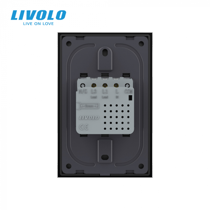 Intrerupator tactil smart dublu protocol Zigbee Livolo -noua serie -standard italian [2]