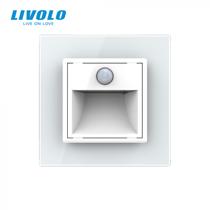 Lampa de orientare scara, cu senzor miscare si panou sticla Livolo [3]
