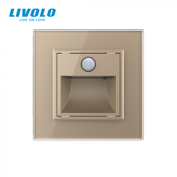 Lampa de orientare scara, cu senzor miscare si panou sticla Livolo [2]